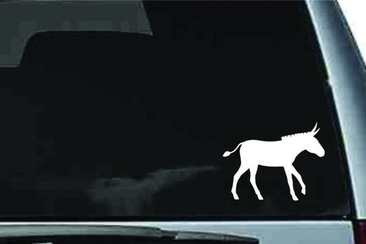Picniva Donkey Sty12 Vinyl Car Window Decal, Approx 5 in