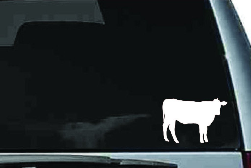 Picniva Cow Sty49 Vinyl Car Window Decal, Approx 5 in