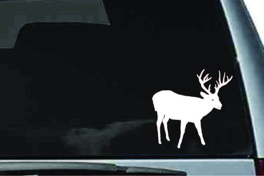 Picniva Buck Sty9 Vinyl Car Window Decal, Approx 5 in