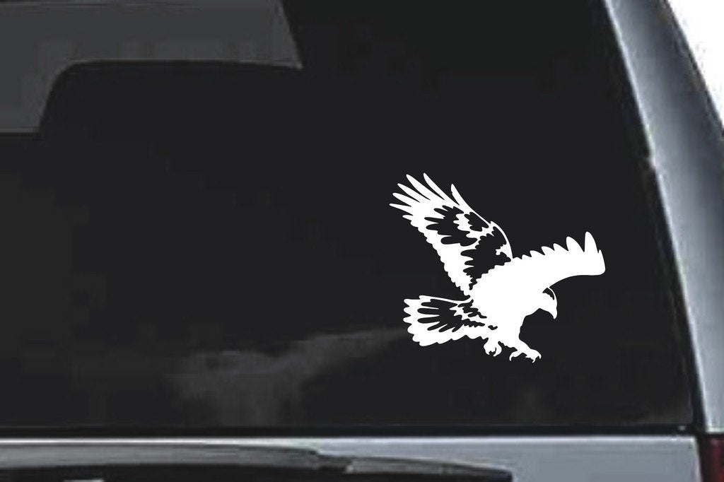 Picniva Hawk Sty3 Vinyl Car Window Decal, Approx 5 in