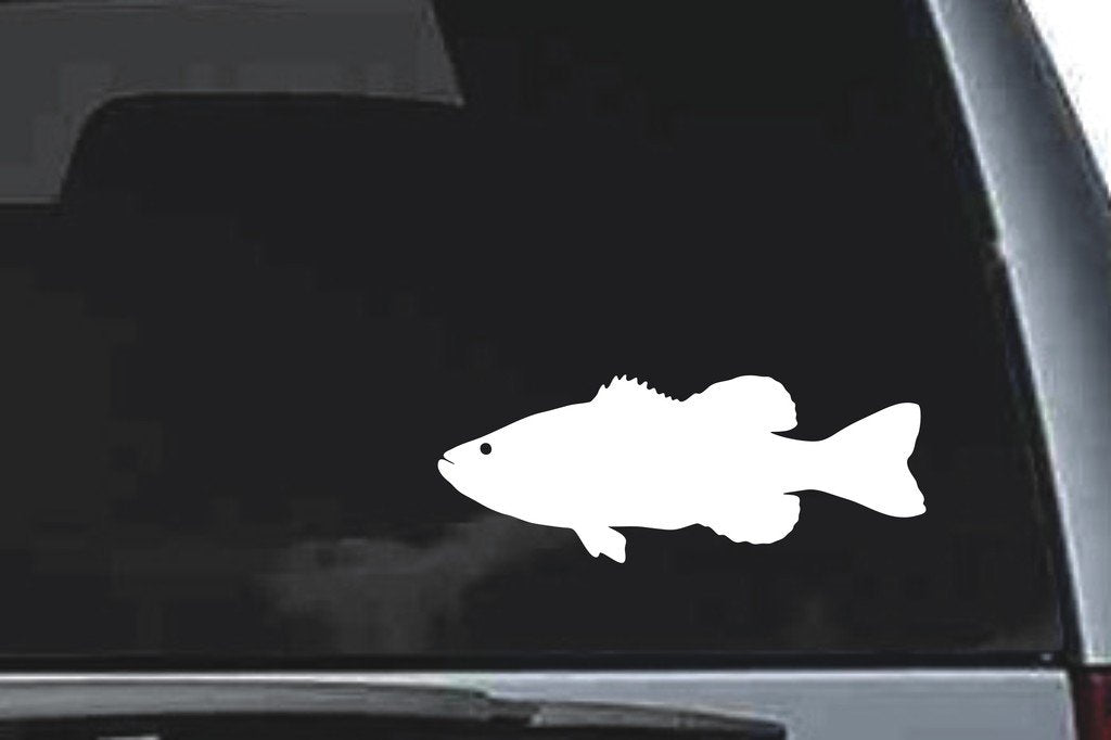 Picniva Fish Sty49 Vinyl Car Window Decal, Approx 5 in