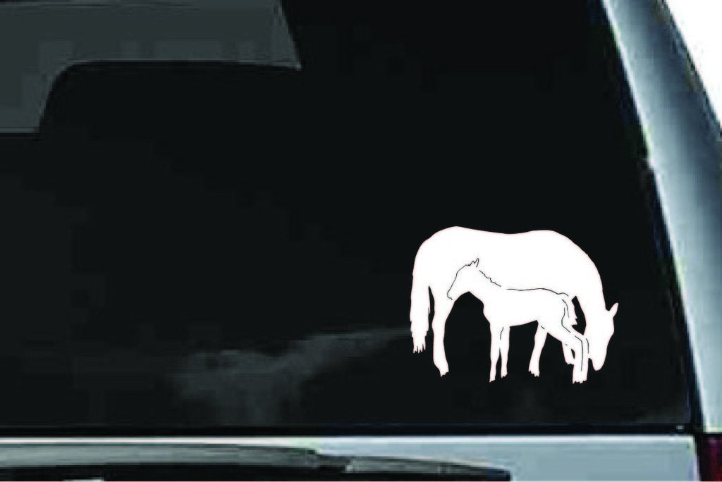 Picniva Horse Sty14 Vinyl Car Window Decal, Approx 5 in