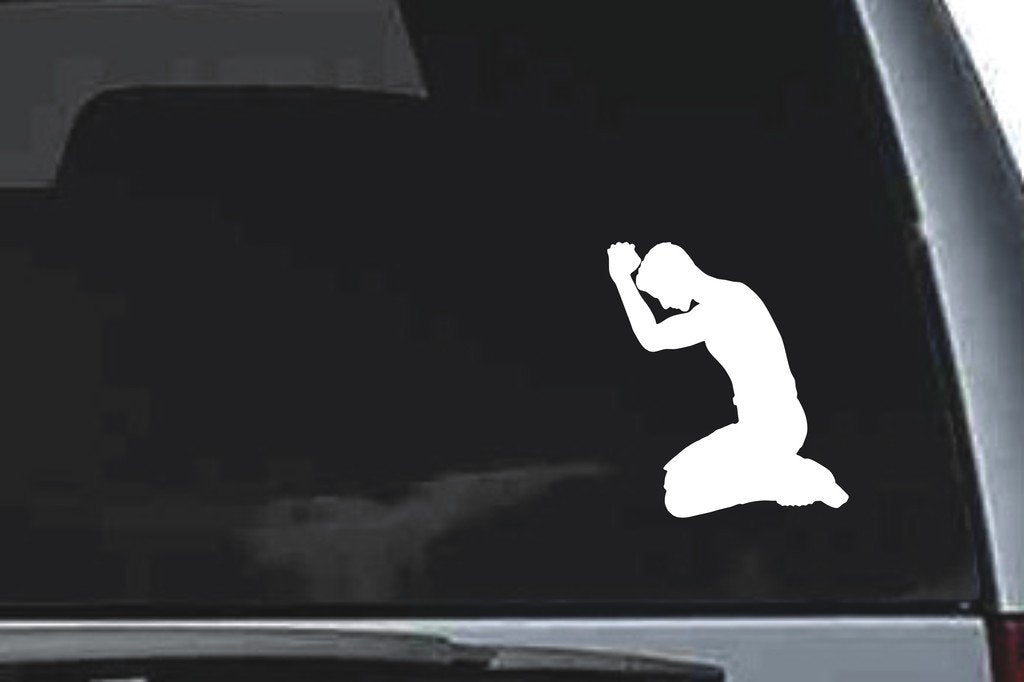 Picniva Man Sty9 Vinyl Car Window Decal, Approx 5 in