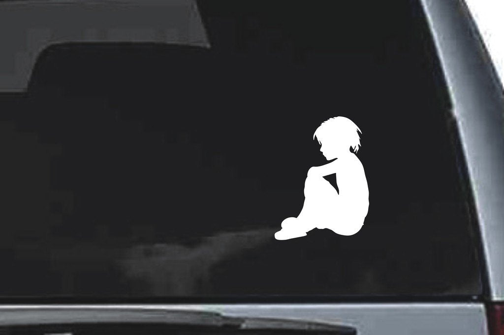 Picniva Boy Sty26 Vinyl Car Window Decal, Approx 5 in