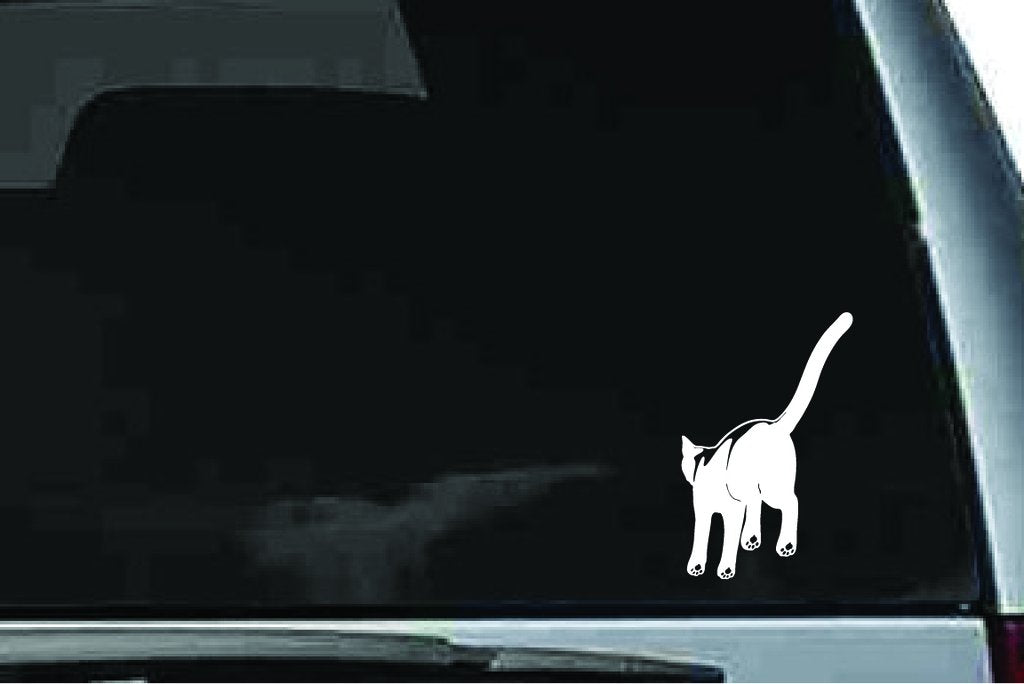 Picniva Cat Sty32 Vinyl Car Window Decal, Approx 5 in