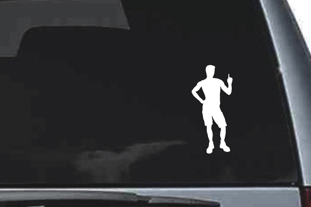 Picniva Pointing Sty2 Vinyl Car Window Decal, Approx 5 in