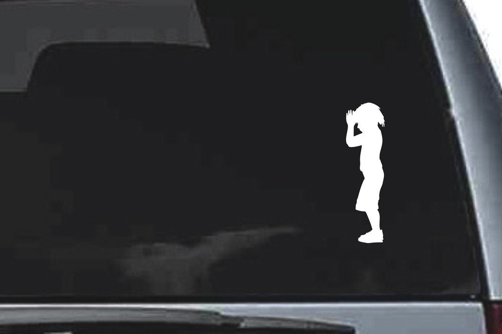 Picniva Boy Sty39 Vinyl Car Window Decal, Approx 5 in