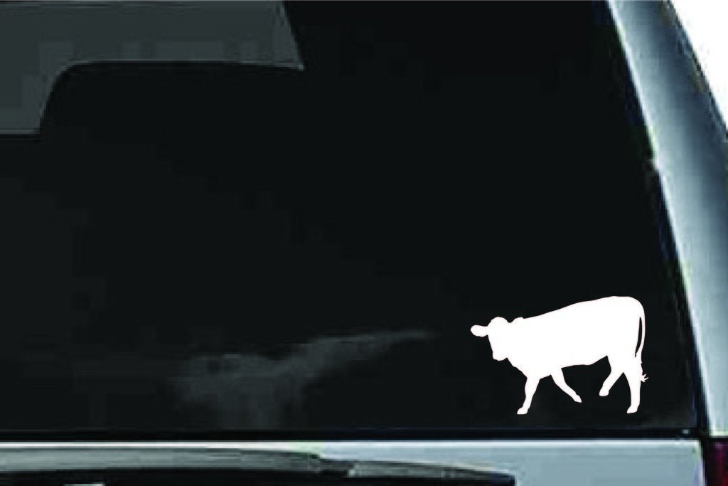 Picniva Cow Sty43 Vinyl Car Window Decal, Approx 5 in