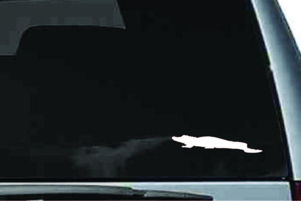 Picniva Alligator Sty3a Vinyl Car Window Decal, Approx 5 in