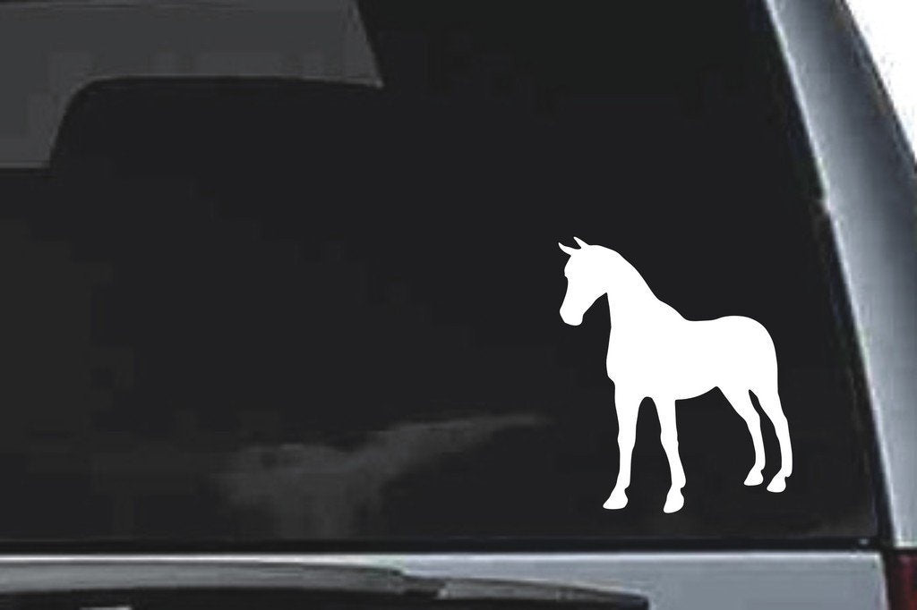 Picniva Horse Sty81 Vinyl Car Window Decal, Approx 5 in