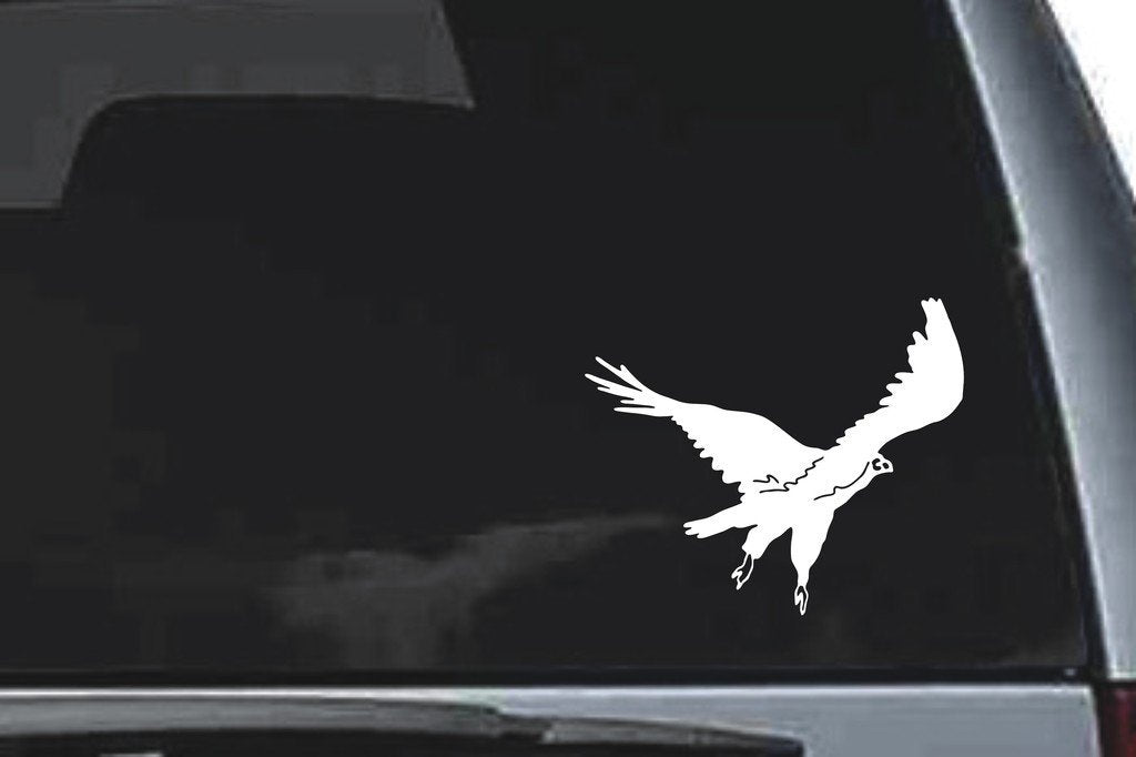 Picniva Buzzard Sty2 Vinyl Car Window Decal, Approx 5 in
