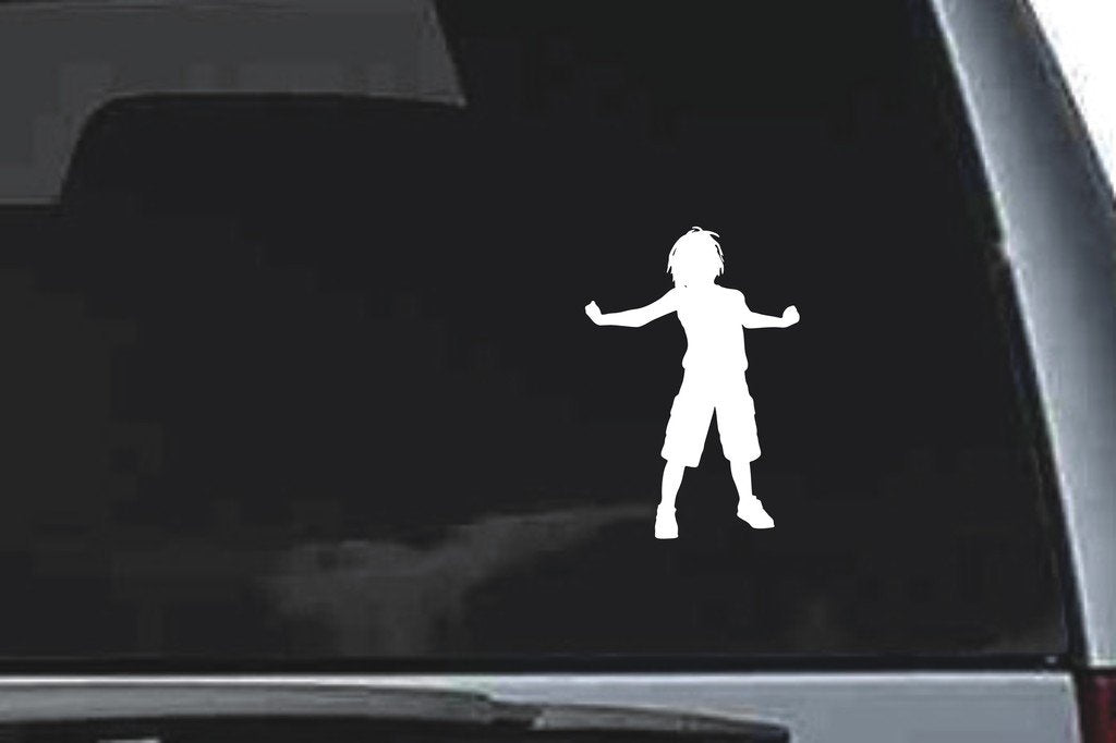 Picniva Boy Sty94 Vinyl Car Window Decal, Approx 5 in
