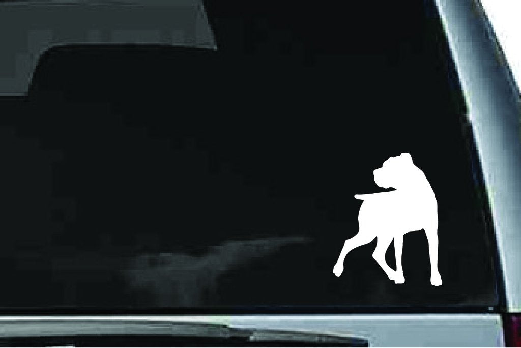 Picniva Rottweiler Dog Sty10a Vinyl Car Window Decal, Approx 5 in
