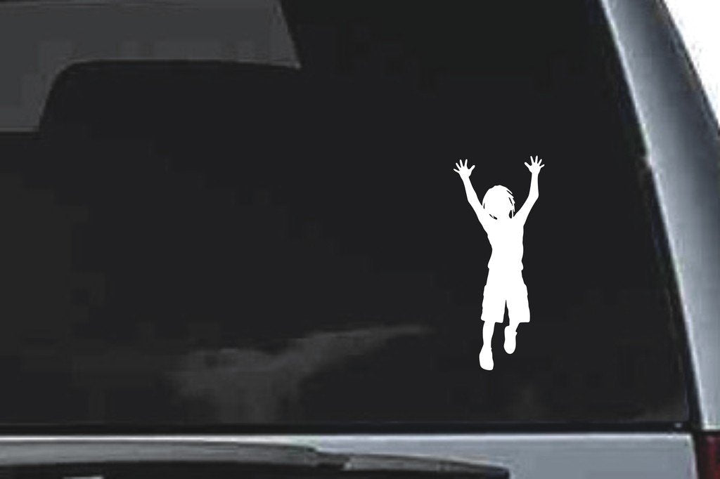 Picniva Boy Sty60 Vinyl Car Window Decal, Approx 5 in