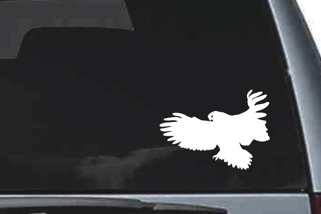 Picniva Raptor Sty2 Vinyl Car Window Decal, Approx 5 in