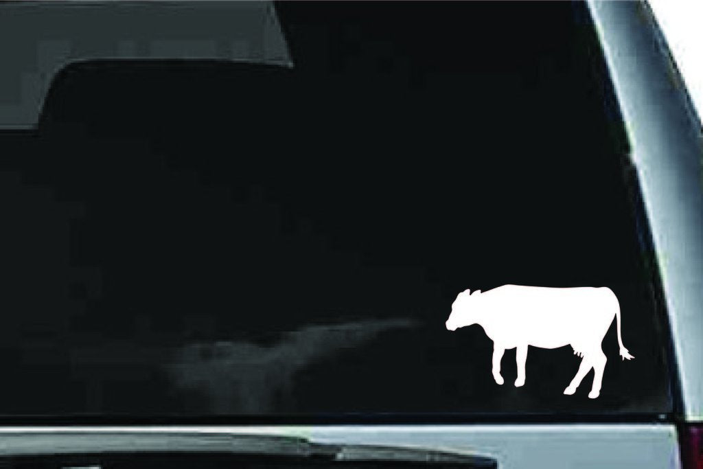 Picniva Cow Sty74 Vinyl Car Window Decal, Approx 5 in