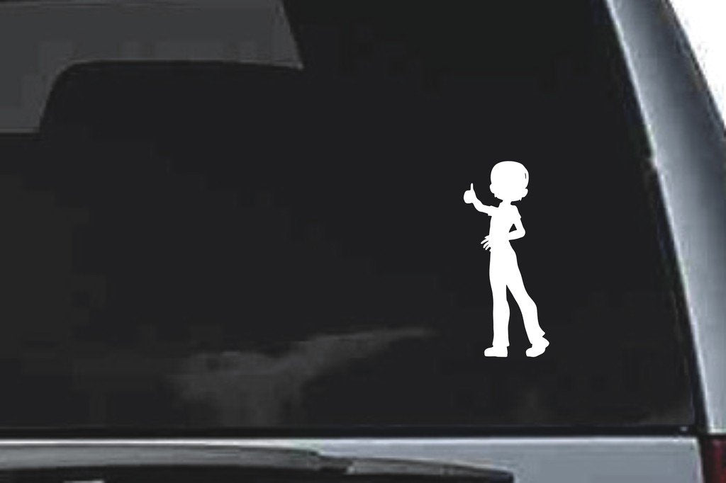 Picniva Kid Sty142 Vinyl Car Window Decal, Approx 5 in