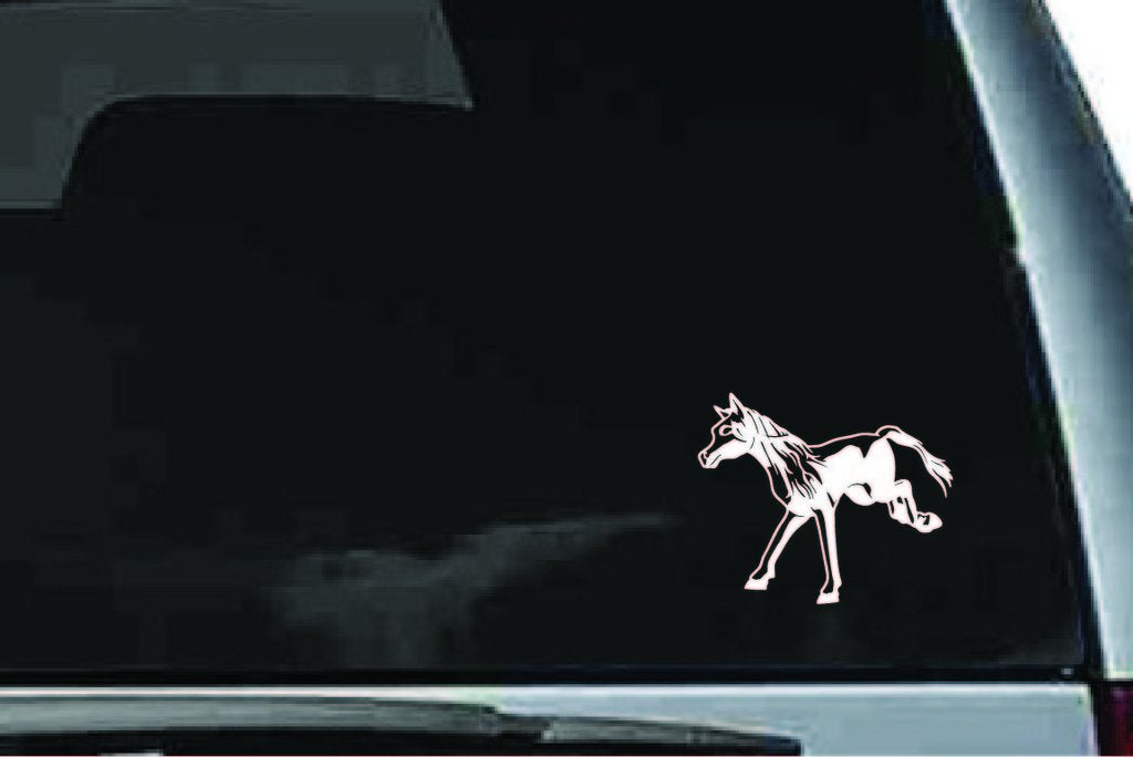 Picniva Pony Sty6 Vinyl Car Window Decal, Approx 5 in