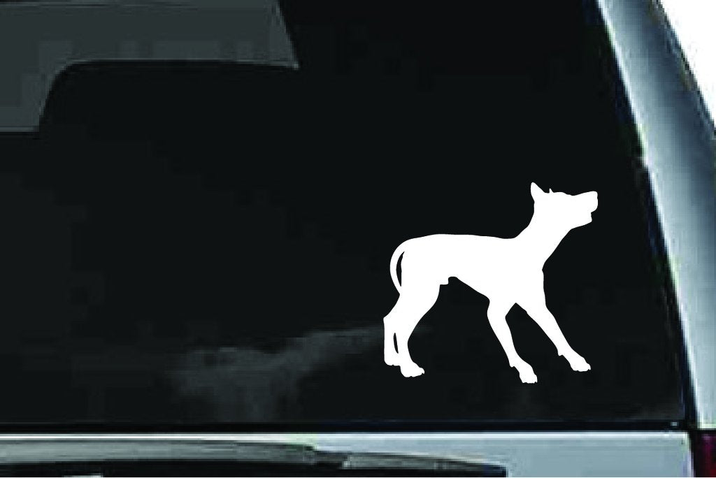 Picniva Doberman Dog Sty24a Vinyl Car Window Decal, Approx 5 in