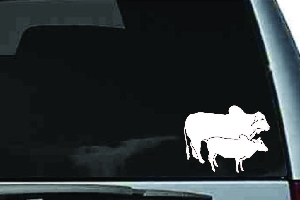 Picniva Cattle Sty15 Vinyl Car Window Decal, Approx 5 in