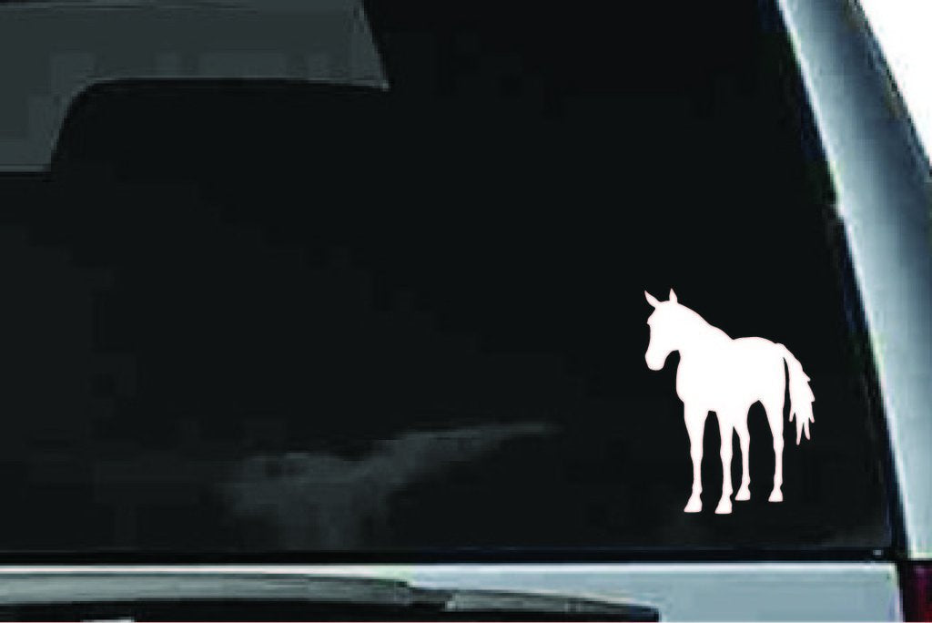 Picniva Horse Sty26a Vinyl Car Window Decal, Approx 5 in
