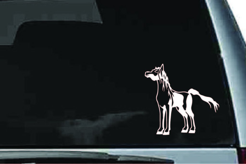 Picniva Pony Sty2 Vinyl Car Window Decal, Approx 5 in