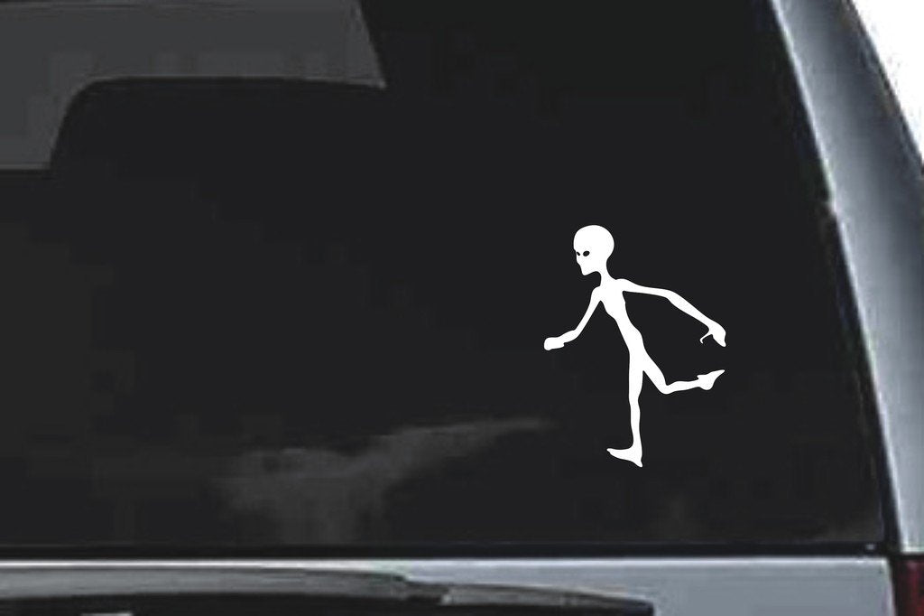 Picniva Alien Sty3a Vinyl Car Window Decal, Approx 5 in