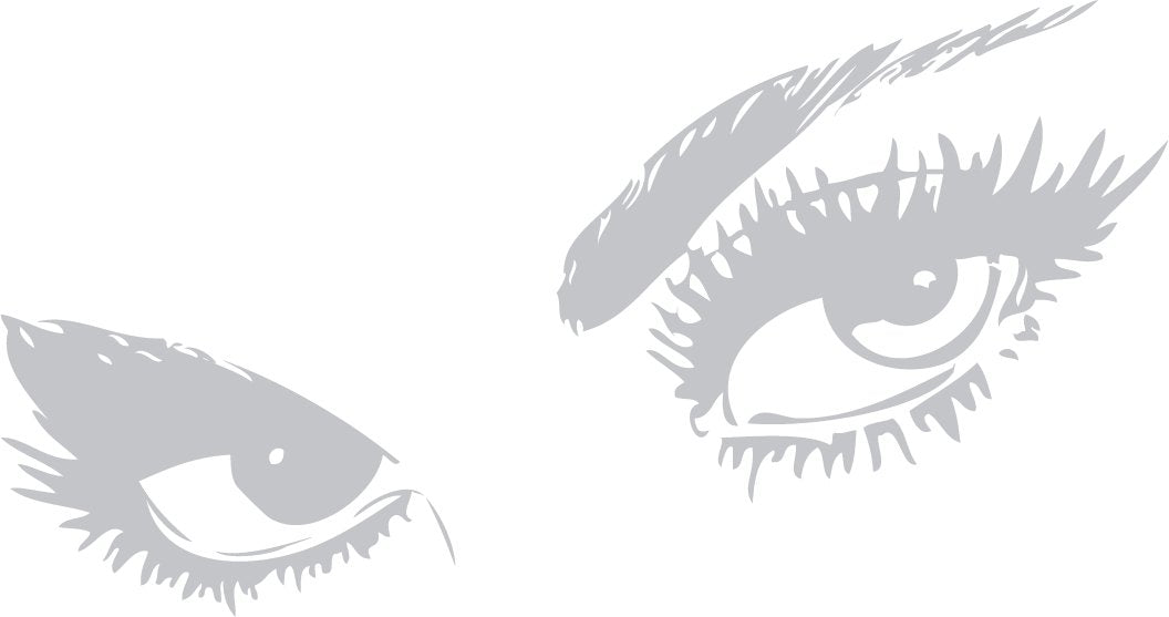 Decaltor Eyes Eyelash Vinyl Wall Decal