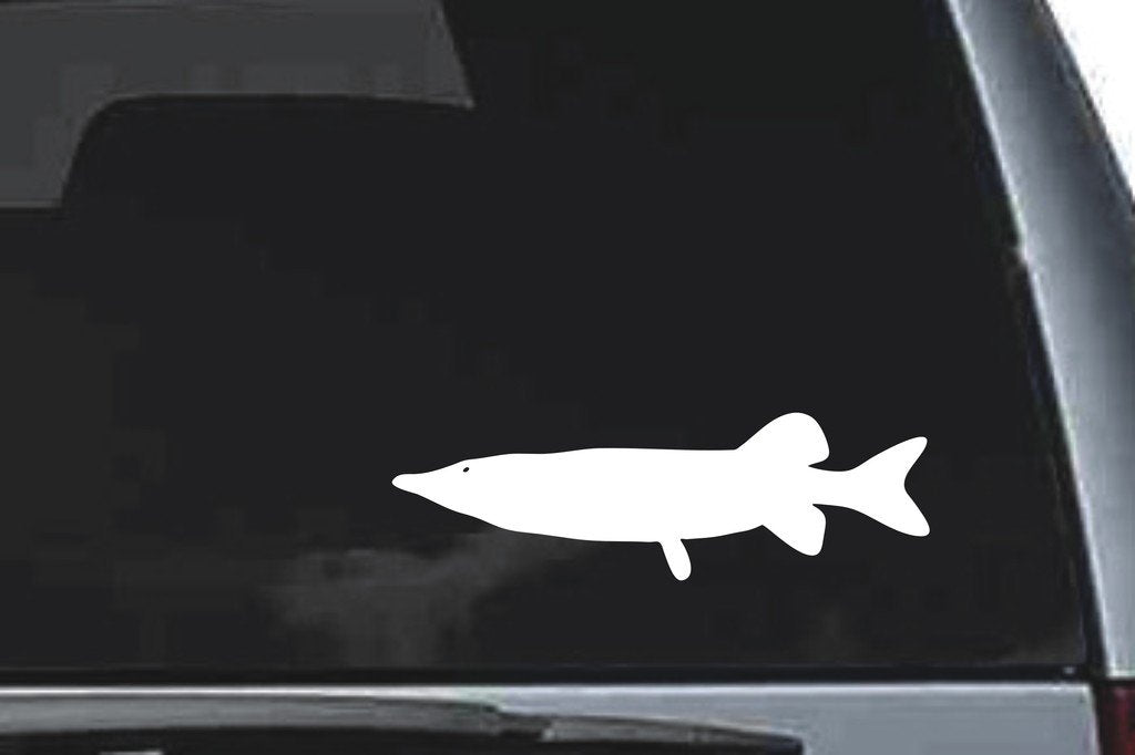 Picniva Fish Sty68 Vinyl Car Window Decal, Approx 5 in