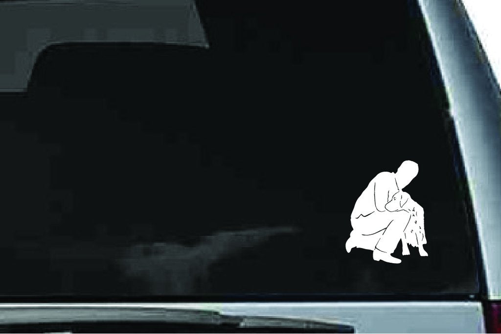Picniva Dog Sty11 Vinyl Car Window Decal, Approx 5 in