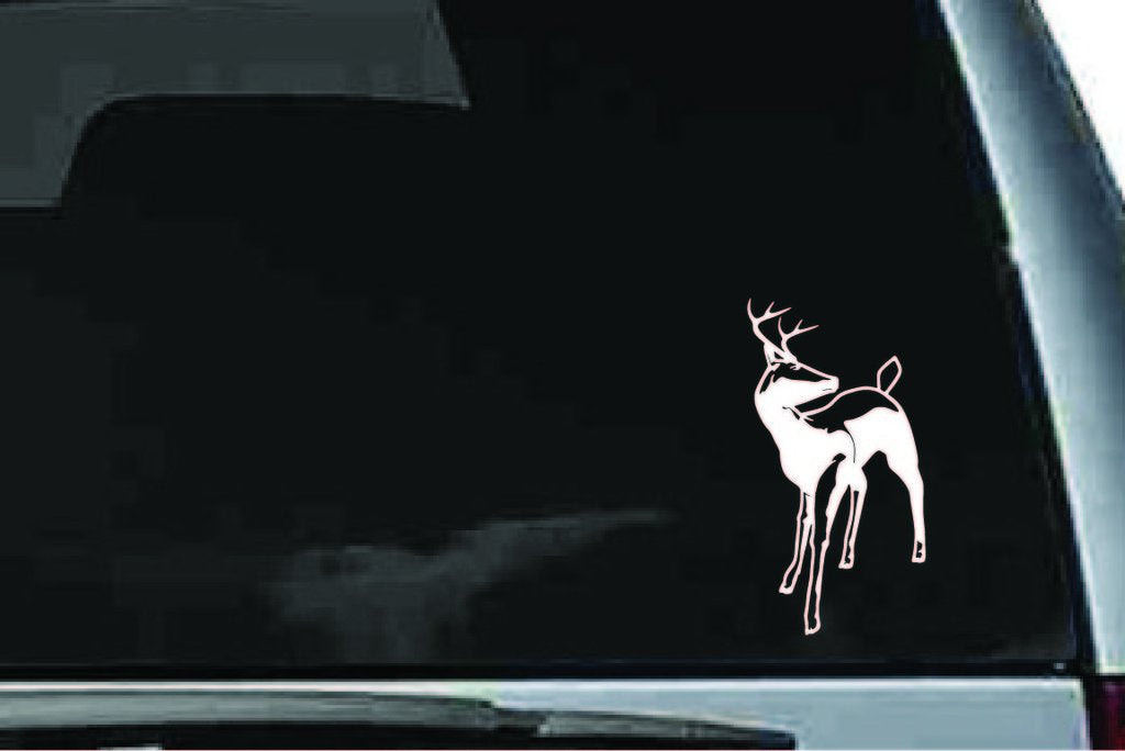 Picniva Buck Sty35 Vinyl Car Window Decal, Approx 5 in