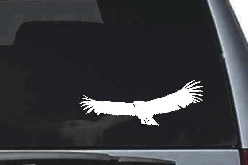 Picniva Hawk Sty1 Vinyl Car Window Decal, Approx 5 in
