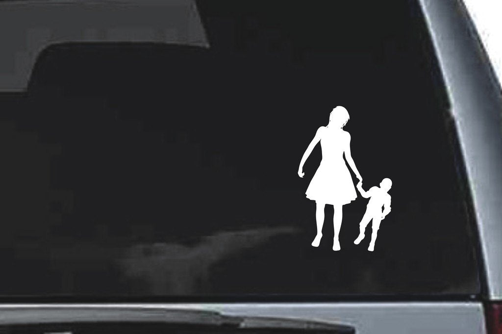 Picniva Mothers Day Sty6a Vinyl Car Window Decal, Approx 5 in