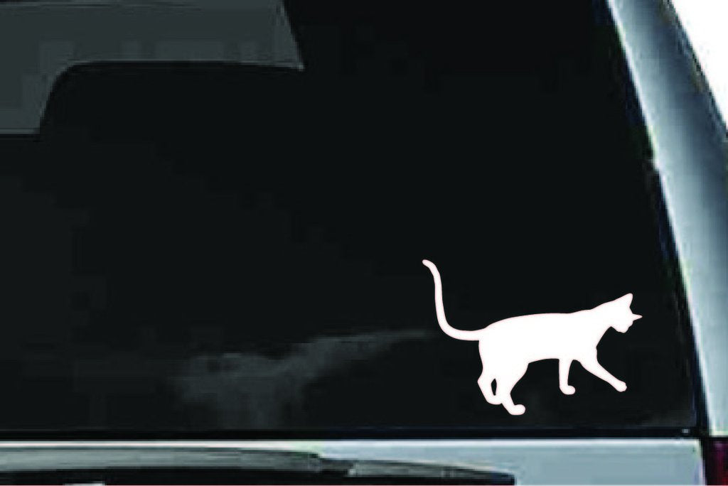Picniva Siamese Cat Sty18 Vinyl Car Window Decal, Approx 5 in