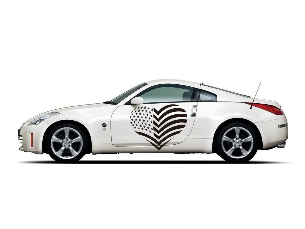Picniva sty499Car Body Side Stripes Vinyl Graphics Sticker Decals 2 Pcs