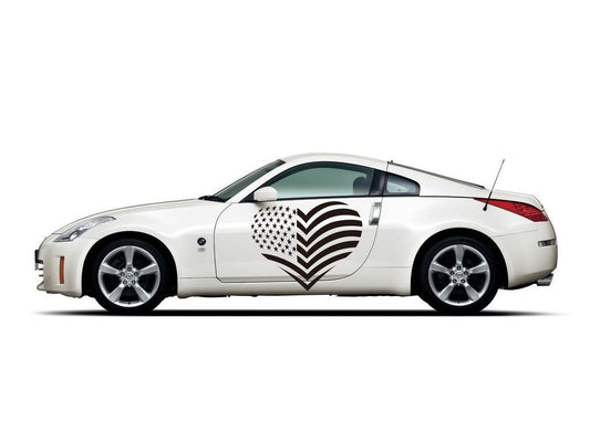 Picniva sty499Car Body Side Stripes Vinyl Graphics Sticker Decals 2 Pcs