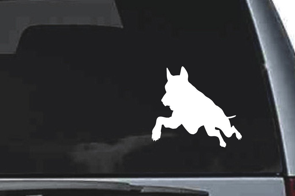 Picniva Doberman Dog Sty10a Vinyl Car Window Decal, Approx 5 in