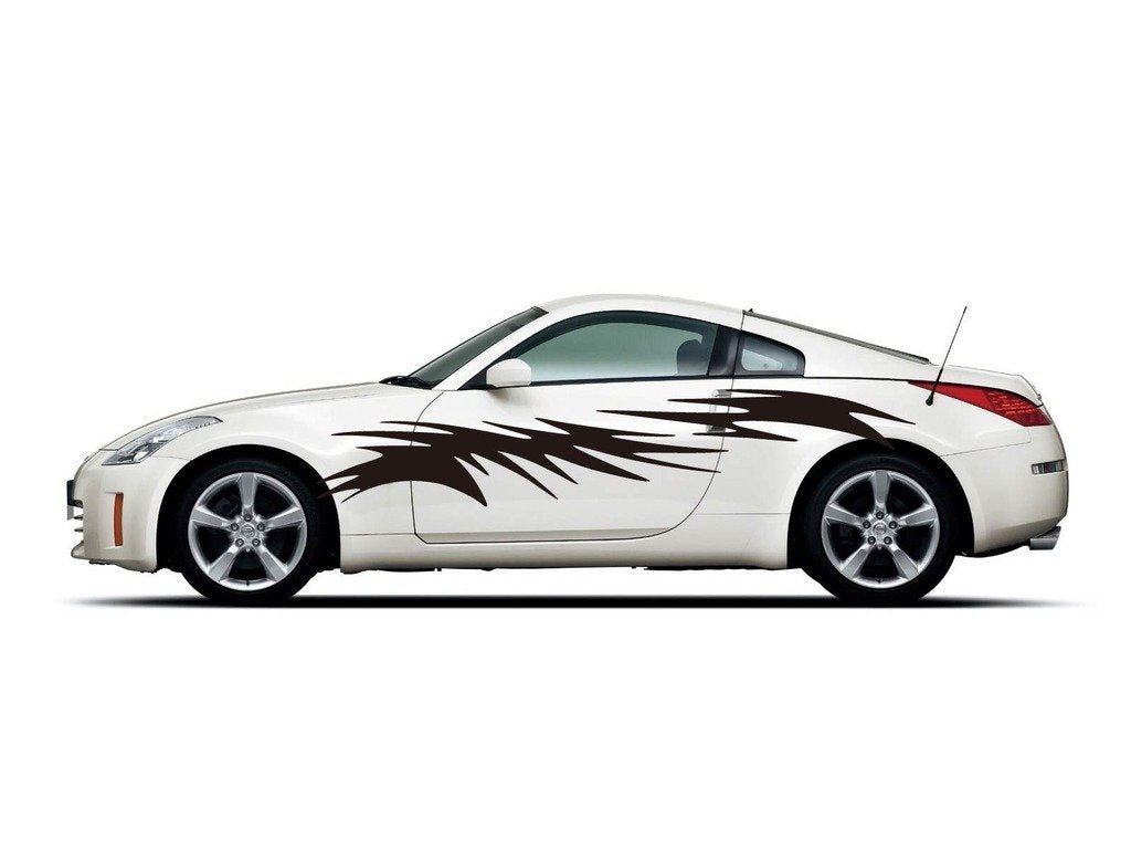 Picniva Style 261 Racing Side Stripe Vinyl Decals, 20 x 82 in, 2 Pc