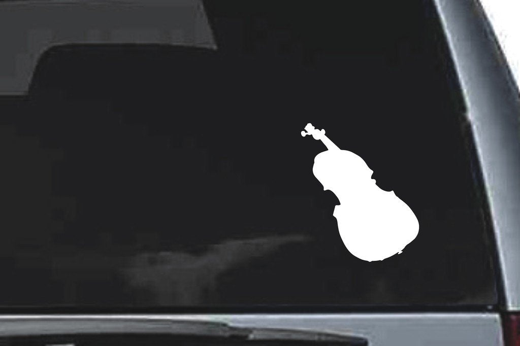 Picniva Fiddle Sty3a Vinyl Car Window Decal, Approx 5 in