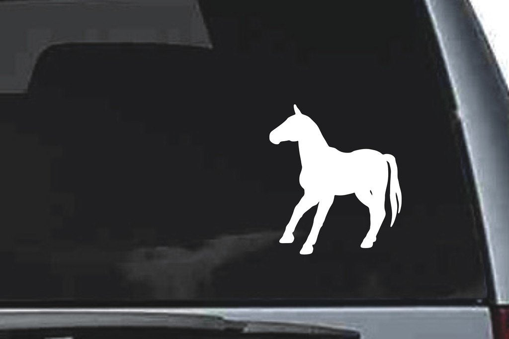 Picniva Horse Sty47a Vinyl Car Window Decal, Approx 5 in