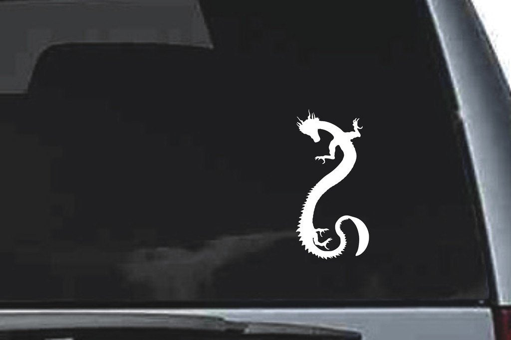 Picniva East Dragon Sty10 Vinyl Car Window Decal, Approx 5 in