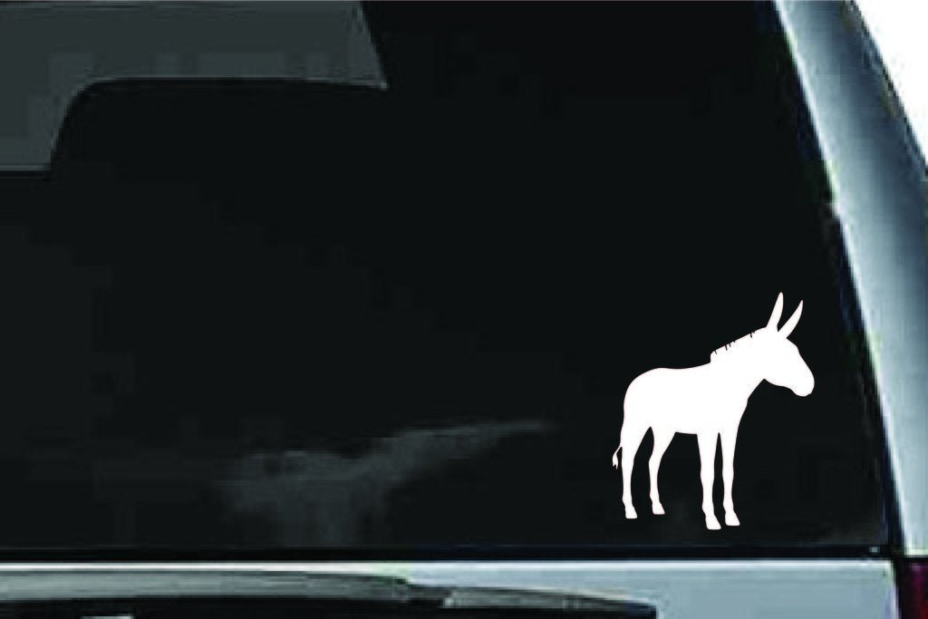 Picniva Donkey Sty10 Vinyl Car Window Decal, Approx 5 in
