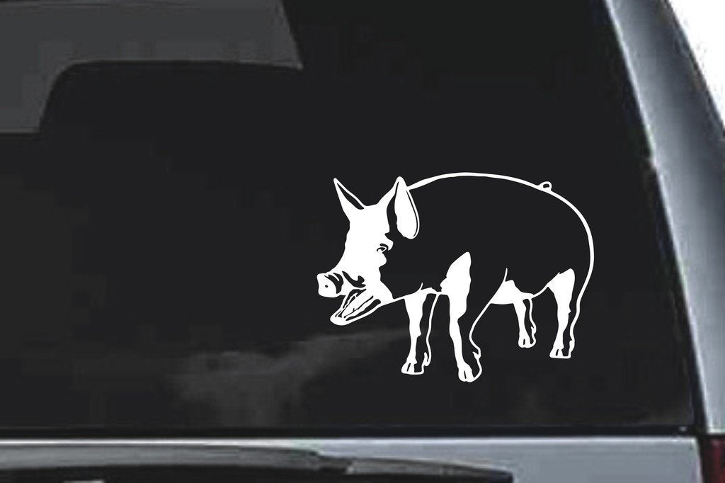 Picniva Pig Sty9 Vinyl Car Window Decal, Approx 5 in