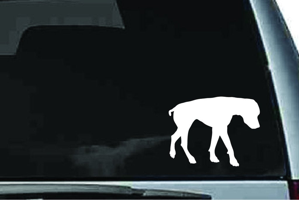 Picniva Hound Dog Sty5 Vinyl Car Window Decal, Approx 5 in