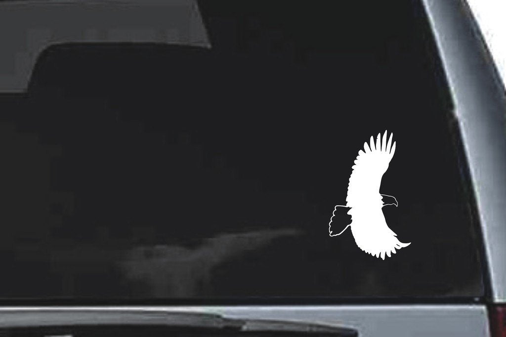 Picniva Eagle Sty22 Vinyl Car Window Decal, Approx 5 in