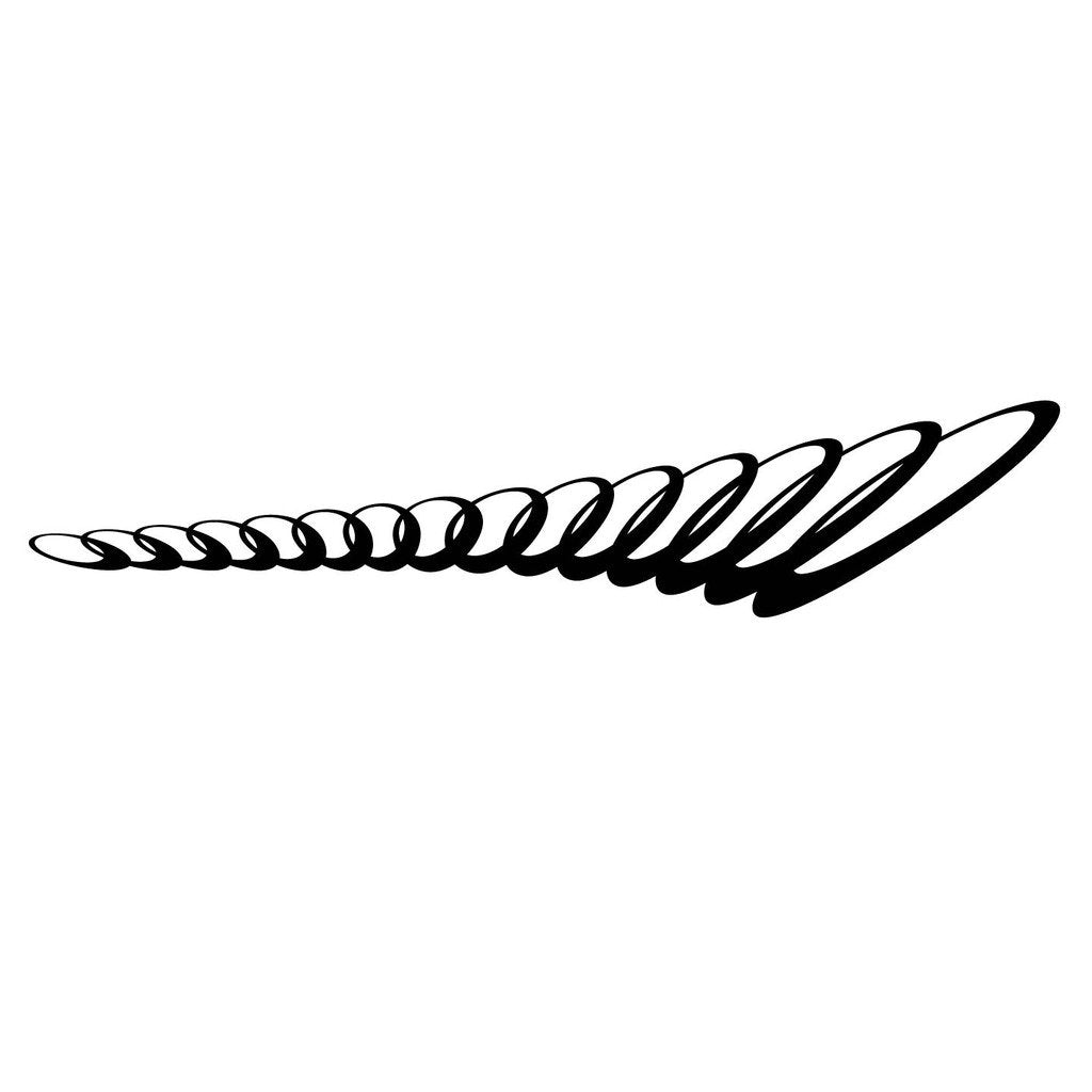 Picniva Style 73 Racing Side Stripe Vinyl Decals, 22 x 105 in, 2 Pc