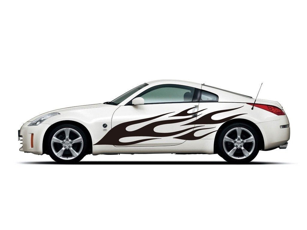 Picniva Style 314 Racing Side Stripe Vinyl Decals, 20 x 86 in, 2 Pc