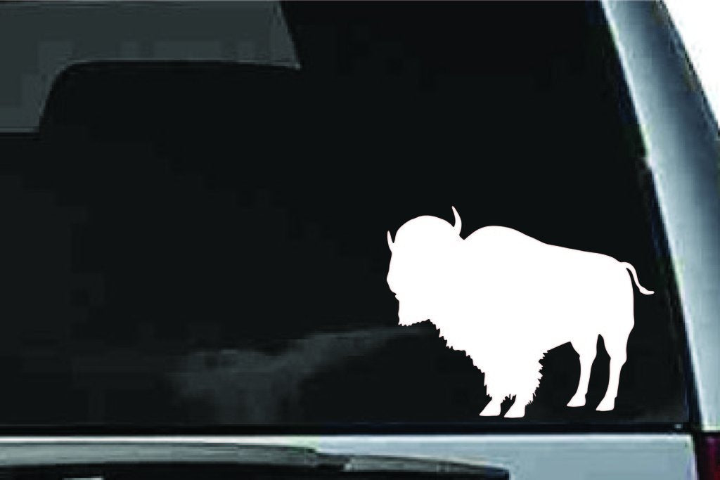 Picniva Bison Sty3a Vinyl Car Window Decal, Approx 5 in