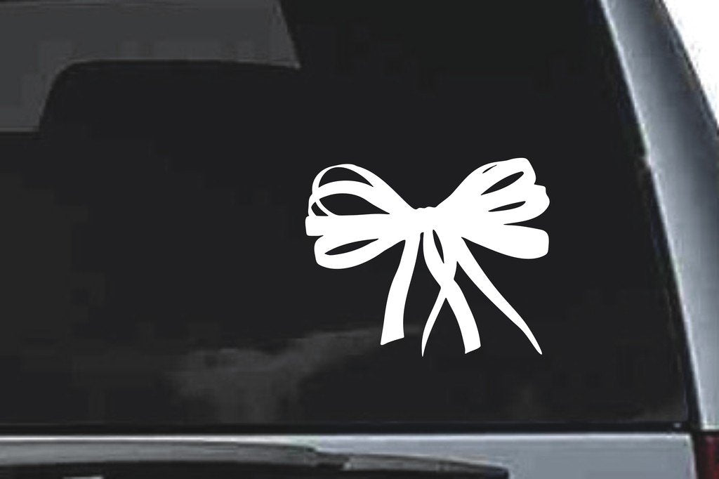 Picniva Ribbon Sty1a Vinyl Car Window Decal, Approx 5 in