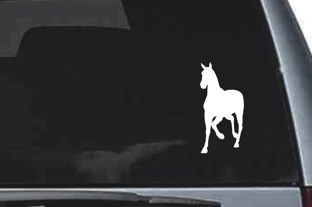 Picniva Horse Sty32a Vinyl Car Window Decal, Approx 5 in